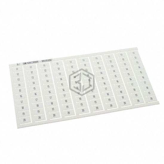 1SNK160022R0000 - TE Connectivity ENTRELEC - Terminal Blocks - Accessories - Marker Strips