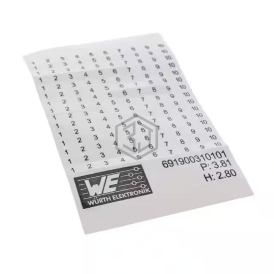 691900310101 - Würth Elektronik - Terminal Blocks - Accessories - Marker Strips