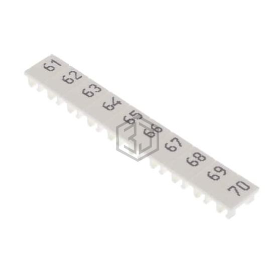 XW5Z-S4.0LB-61-70 - Omron Automation and Safety - Terminal Blocks - Accessories - Marker Strips