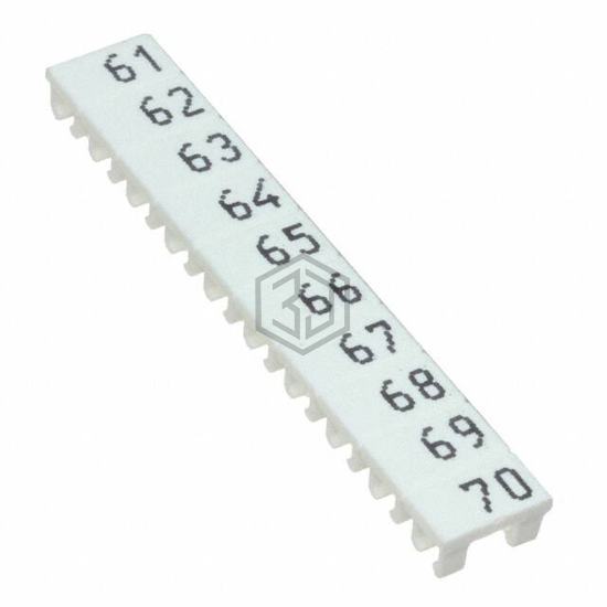 XW5Z-S2.5LB-61-70 - Omron Automation and Safety - Terminal Blocks - Accessories - Marker Strips