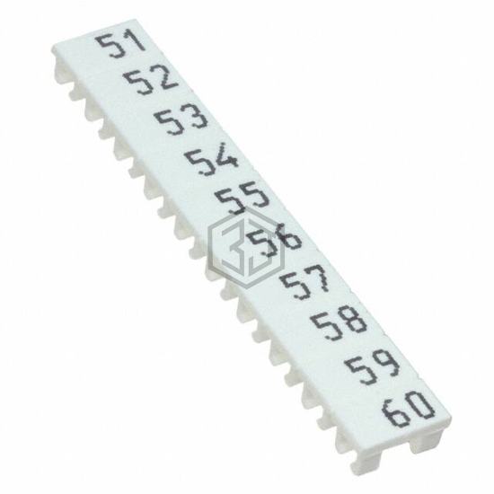 XW5Z-S2.5LB-51-60 - Omron Automation and Safety - Terminal Blocks - Accessories - Marker Strips