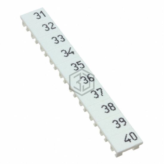 XW5Z-S4.0LB-31-40 - Omron Automation and Safety - Terminal Blocks - Accessories - Marker Strips