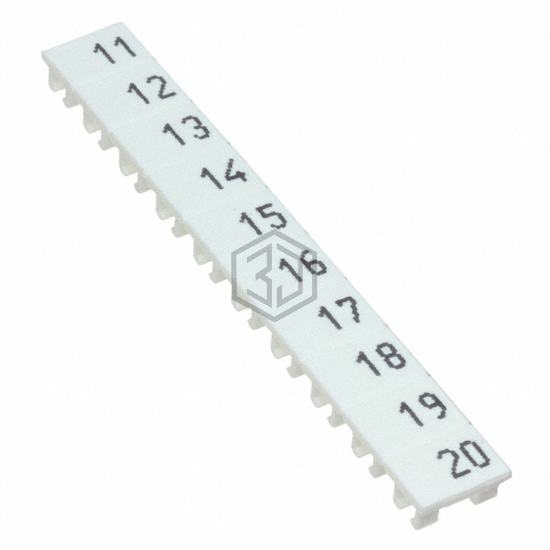 XW5Z-S4.0LB-11-20 - Omron Automation and Safety - Terminal Blocks - Accessories - Marker Strips