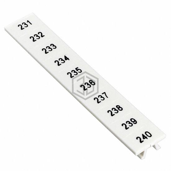 1051016:0231 - Phoenix Contact - Terminal Blocks - Accessories - Marker Strips