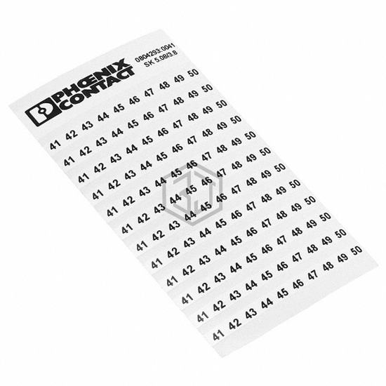 0804293:0041 - Phoenix Contact - Terminal Blocks - Accessories - Marker Strips
