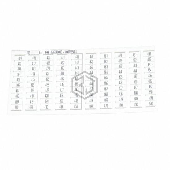 1SNK145052R0000 - TE Connectivity ENTRELEC - Terminal Blocks - Accessories - Marker Strips