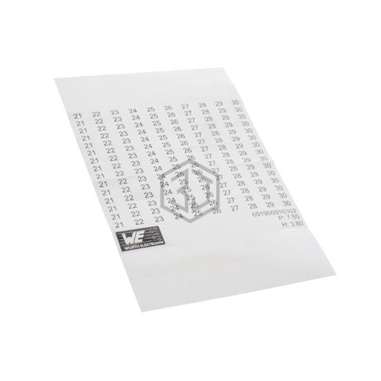 691900910302 - Würth Elektronik - Terminal Blocks - Accessories - Marker Strips