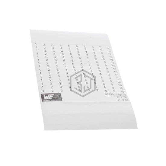 691900910102 - Würth Elektronik - Terminal Blocks - Accessories - Marker Strips