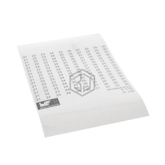 691900410302 - Würth Elektronik - Terminal Blocks - Accessories - Marker Strips