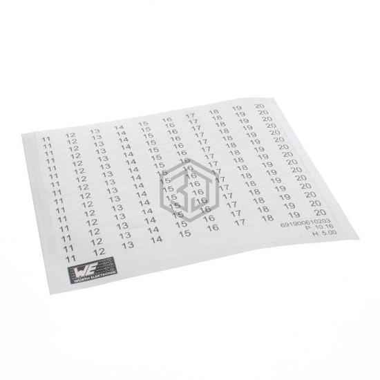 691900610203 - Würth Elektronik - Terminal Blocks - Accessories - Marker Strips