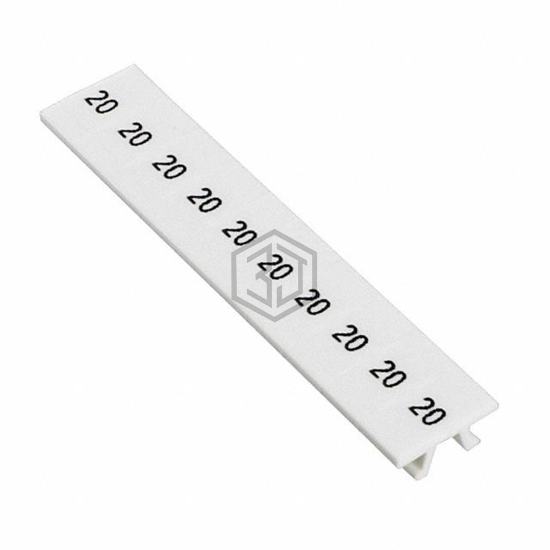 1050033:0020 - Phoenix Contact - Terminal Blocks - Accessories - Marker Strips