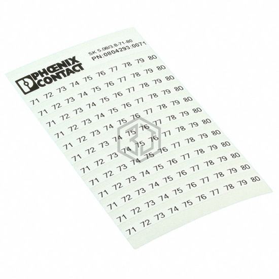 0804293:0071 - Phoenix Contact - Terminal Blocks - Accessories - Marker Strips