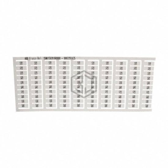 1SNK150201R0000 - TE Connectivity ENTRELEC - Terminal Blocks - Accessories - Marker Strips