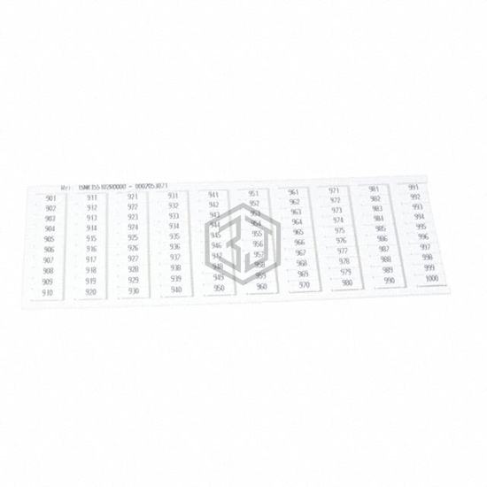 1SNK155102R0000 - TE Connectivity ENTRELEC - Terminal Blocks - Accessories - Marker Strips