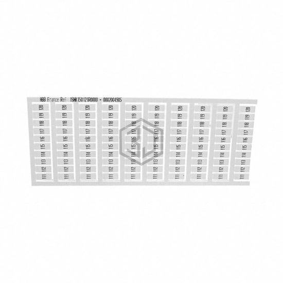 1SNK150121R0000 - TE Connectivity ENTRELEC - Terminal Blocks - Accessories - Marker Strips