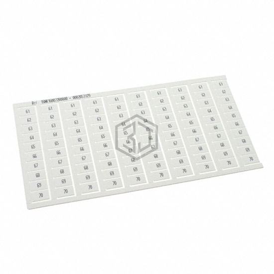 1SNK160072R0000 - TE Connectivity ENTRELEC - Terminal Blocks - Accessories - Marker Strips