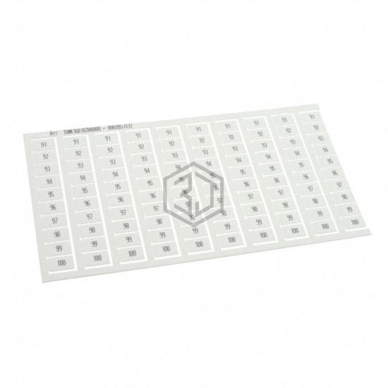 1SNK160102R0000 - TE Connectivity ENTRELEC - Terminal Blocks - Accessories - Marker Strips