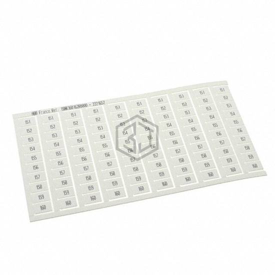 1SNK160162R0000 - TE Connectivity ENTRELEC - Terminal Blocks - Accessories - Marker Strips