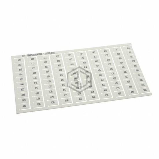 1SNK165052R0000 - TE Connectivity ENTRELEC - Terminal Blocks - Accessories - Marker Strips