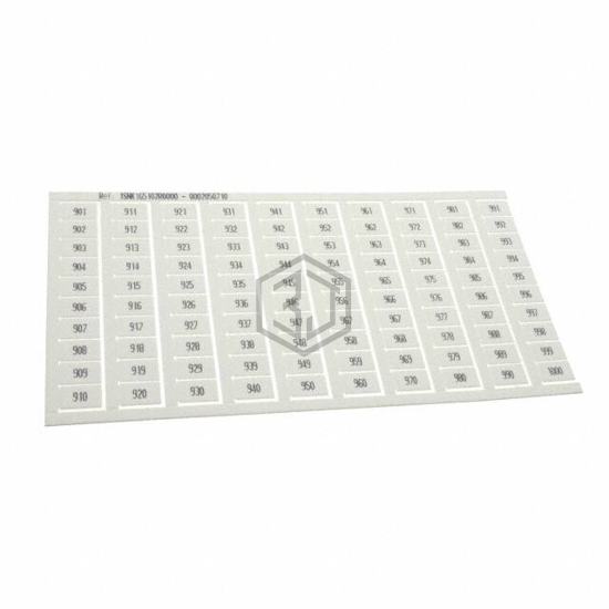 1SNK165102R0000 - TE Connectivity ENTRELEC - Terminal Blocks - Accessories - Marker Strips