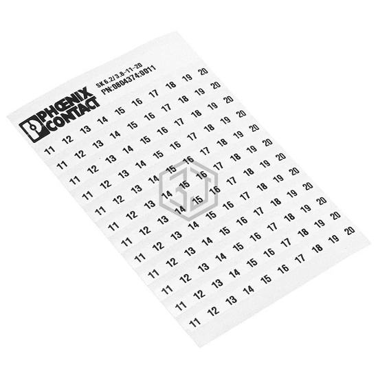 0804455:0011 - Phoenix Contact - Terminal Blocks - Accessories - Marker Strips
