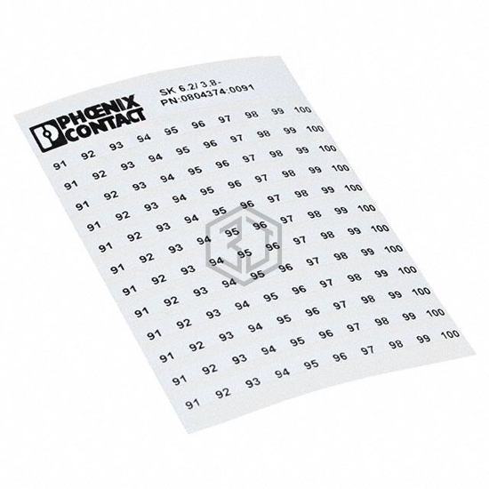 0804374:0091 - Phoenix Contact - Terminal Blocks - Accessories - Marker Strips