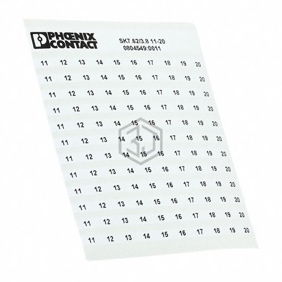 0804549:0011 - Phoenix Contact - Terminal Blocks - Accessories - Marker Strips