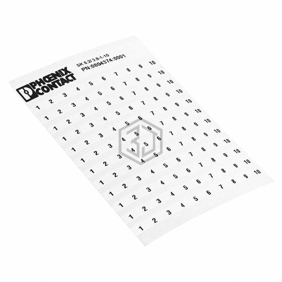 0804374:0001 - Phoenix Contact - Terminal Blocks - Accessories - Marker Strips