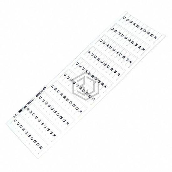1SNK150072R0000 - TE Connectivity ENTRELEC - Terminal Blocks - Accessories - Marker Strips