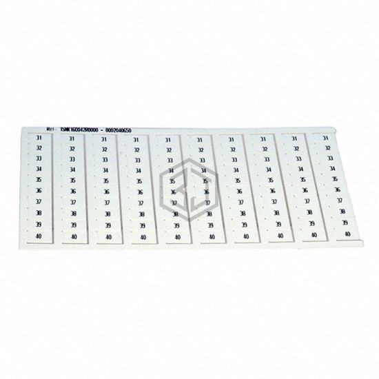 1SNK160042R0000 - TE Connectivity ENTRELEC - Terminal Blocks - Accessories - Marker Strips