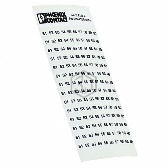 0804109:0051 - Phoenix Contact - Terminal Blocks - Accessories - Marker Strips