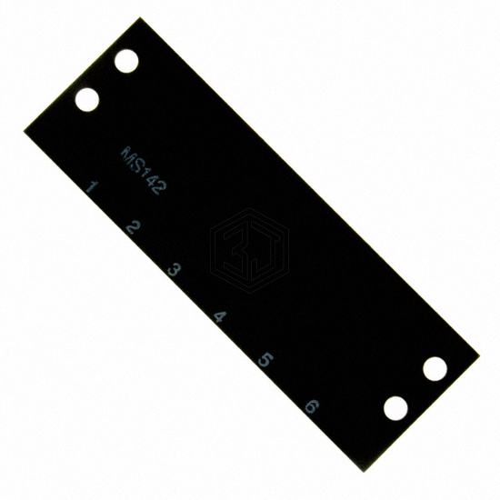 MS-6-142 - Cinch Connectivity Solutions - Terminal Blocks - Accessories - Marker Strips