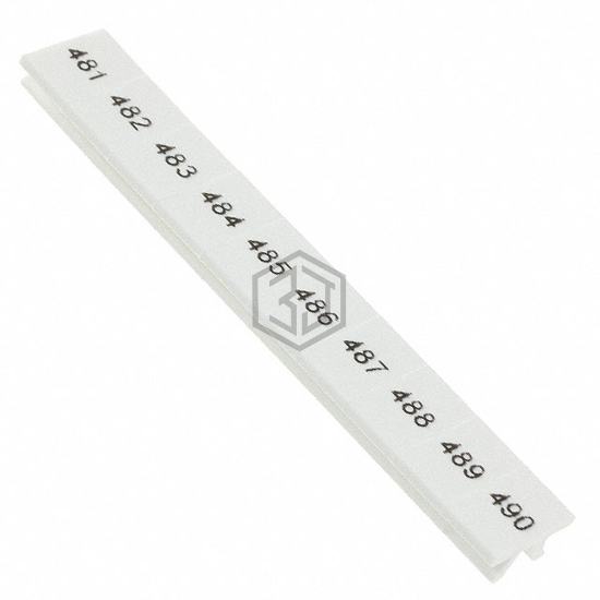 1051016:0481 - Phoenix Contact - Terminal Blocks - Accessories - Marker Strips