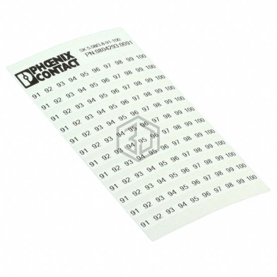 0804293:0091 - Phoenix Contact - Terminal Blocks - Accessories - Marker Strips