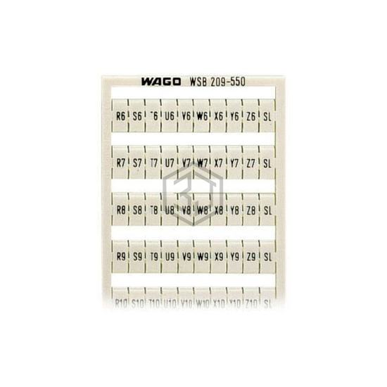 209-550 - WAGO Corporation - Terminal Blocks - Accessories - Marker Strips