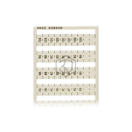 209-958 - WAGO Corporation - Terminal Blocks - Accessories - Marker Strips