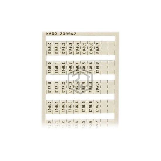 209-947 - WAGO Corporation - Terminal Blocks - Accessories - Marker Strips