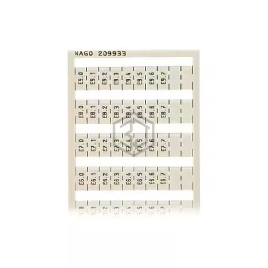 209-933 - WAGO Corporation - Terminal Blocks - Accessories - Marker Strips