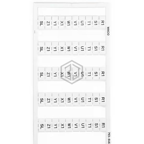793-646 - WAGO Corporation - Terminal Blocks - Accessories - Marker Strips