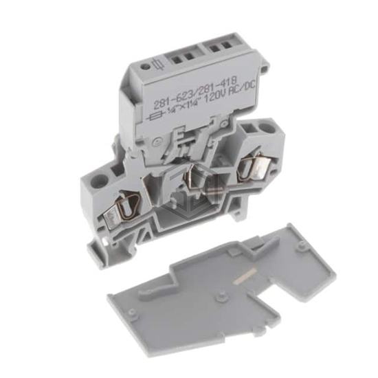 281-623/281-418 - WAGO Corporation - Terminal Blocks - Din Rail, Channel