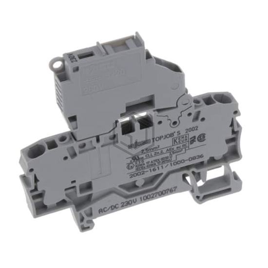 2002-1611/1000-836 - WAGO Corporation - Terminal Blocks - Din Rail, Channel