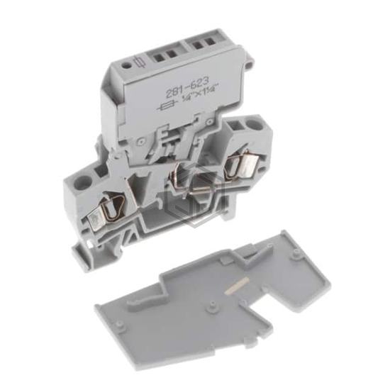281-623 - WAGO Corporation - Terminal Blocks - Din Rail, Channel