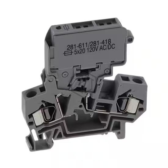 281-611/281-418 - WAGO Corporation - Terminal Blocks - Din Rail, Channel