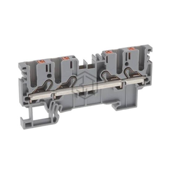 PRK 2,5/4A GR - Conta-Clip, Inc. - Terminal Blocks - Din Rail, Channel