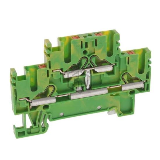 PSLD 2.5 GNYE - Conta-Clip, Inc. - Terminal Blocks - Din Rail, Channel