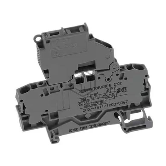 2002-1611/1000-867 - WAGO Corporation - Terminal Blocks - Din Rail, Channel