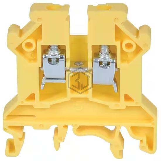 WTB2-W4-YW - c3controls - Terminal Blocks - Din Rail, Channel
