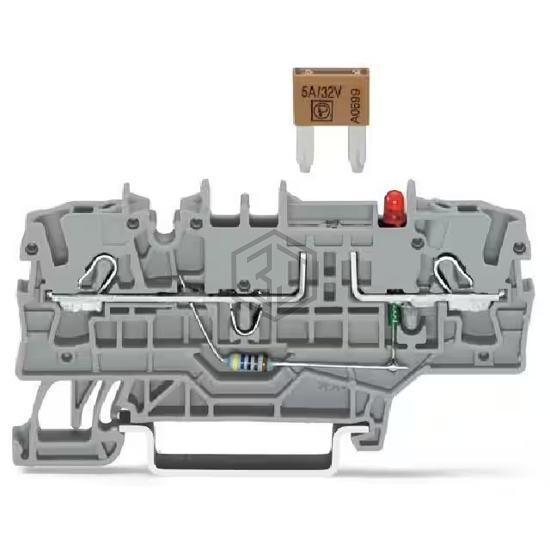 2002-1981/1000-414 - WAGO Corporation - Terminal Blocks - Din Rail, Channel