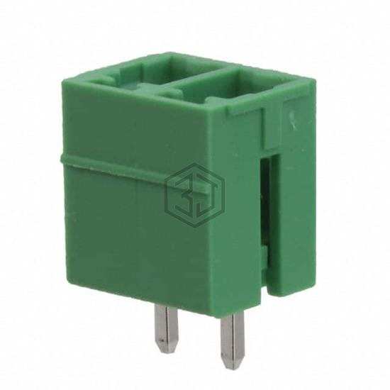 EBRA-02-B - Adam Tech - Terminal Blocks - Headers, Plugs and Sockets