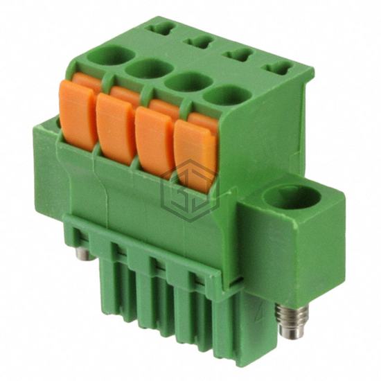 1986723-4 - TE Connectivity AMP Connectors - Terminal Blocks - Headers, Plugs and Sockets
